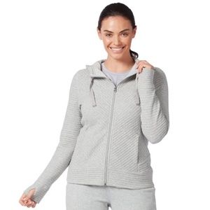 Women's Free2B Micro Puff Rib Hoodie Jacket Comfy